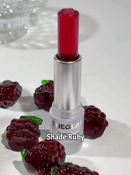 SHEGLAM Mello Jello Nourishing Lip Balm - Ruby | Sheer Muted Plum Lip Care & Primer