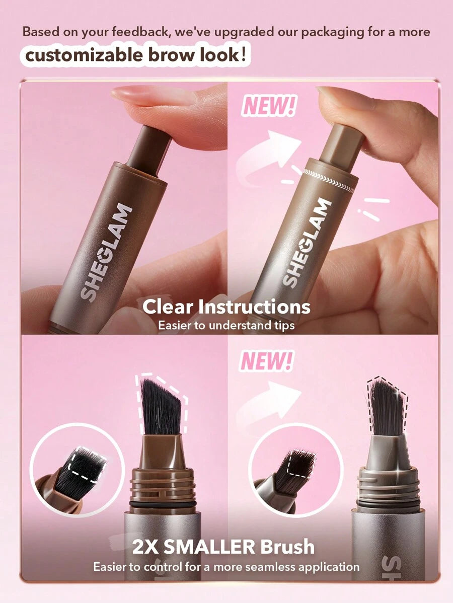 SHEGLAM Brow Fection Angled Brush Dip Hair Like Strokes Eyebrow Gel Pen