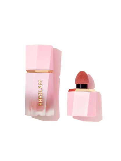 SHEGLAM Matte Liquid Blush – Long-Lasting Rose Pink Brown Gel Cream Blusher