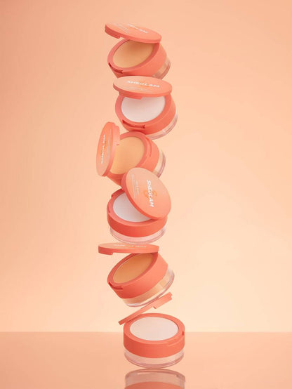SHEGLAM 2-in-1 Pink Setting Powder Duo – Brightening Under Eye & Face Powder