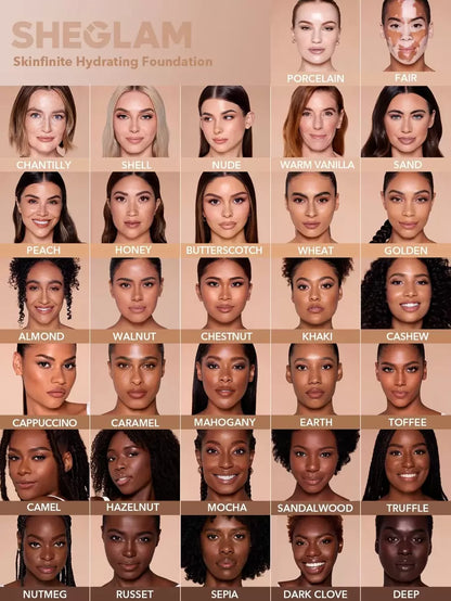 SHEGLAM Hydrating Dewy Foundation Sample | Golden Lightweight Liquid Foundation – LCBSkin