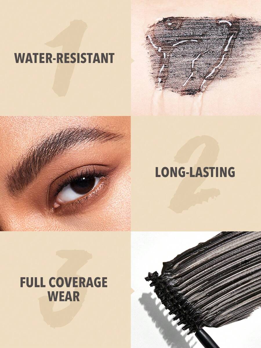 SHEGLAM Waterproof Brow Gel – Long-Lasting Eyebrow Cream with Small Brush