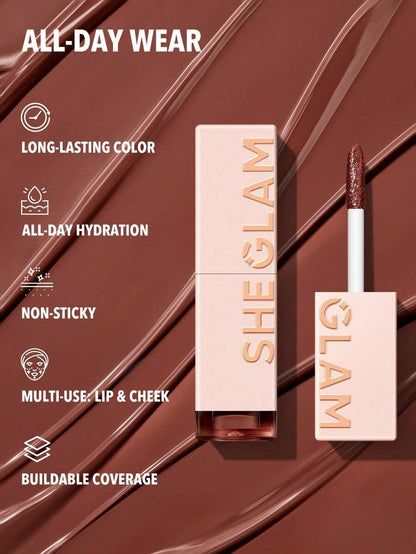 SHEGLAM Color Changing Lip Tint – Long-Lasting High Gloss Lip Stain