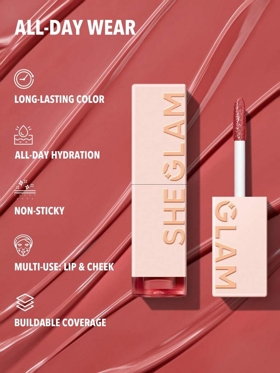 SHEGLAM Color Changing Lip Tint – Long-Lasting High Gloss Lip Stain