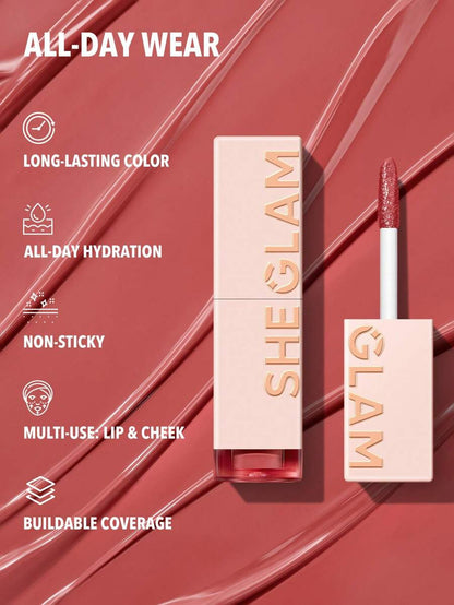 SHEGLAM Color Changing Lip Tint – Long-Lasting High Gloss Lip Stain