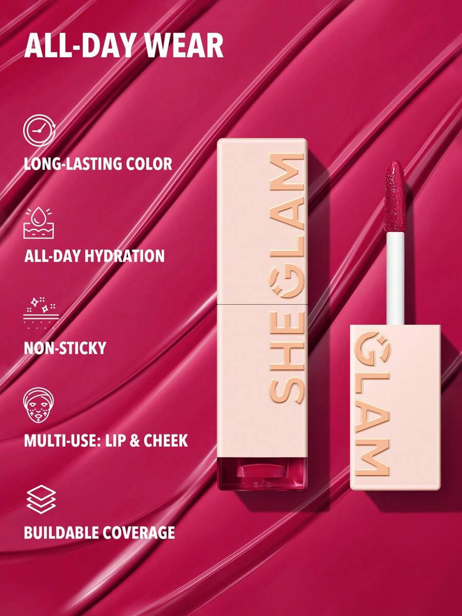SHEGLAM Color Changing Lip Tint – Long-Lasting High Gloss Lip Stain