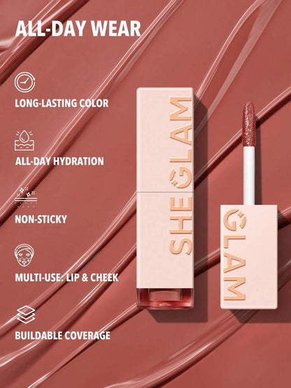 SHEGLAM Color Changing Lip Tint – Long-Lasting High Gloss Lip Stain