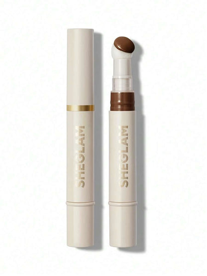 SHEGLAM Complexion Boost Concealer - Buttercream | Matte Liquid Concealer with Sponge Head Applicator
