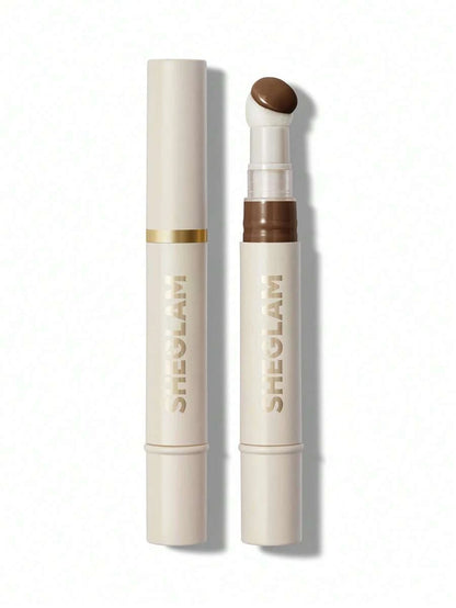 SHEGLAM Complexion Boost Concealer - Buttercream | Matte Liquid Concealer with Sponge Head Applicator