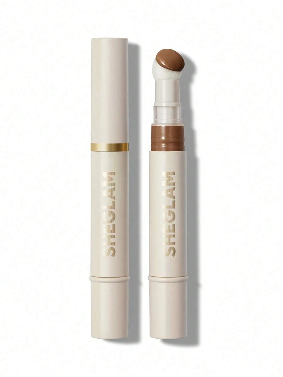 SHEGLAM Complexion Boost Concealer - Buttercream | Matte Liquid Concealer with Sponge Head Applicator
