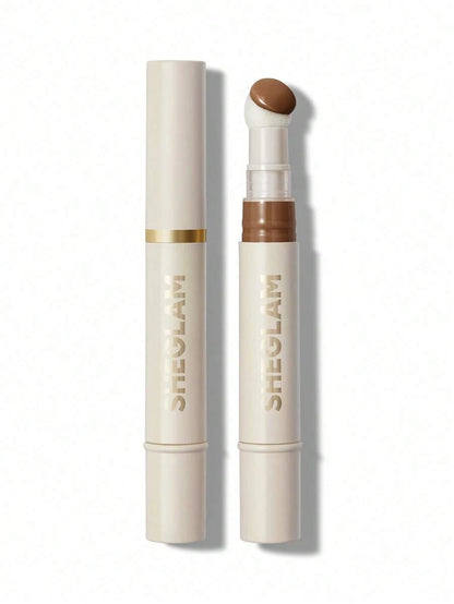 SHEGLAM Complexion Boost Concealer - Buttercream | Matte Liquid Concealer with Sponge Head Applicator