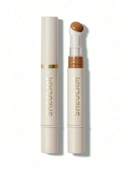 SHEGLAM Complexion Boost Concealer - Buttercream | Matte Liquid Concealer with Sponge Head Applicator