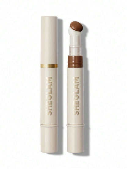 SHEGLAM Complexion Boost Concealer - Buttercream | Matte Liquid Concealer with Sponge Head Applicator