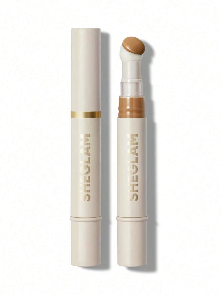 SHEGLAM Complexion Boost Concealer - Buttercream | Matte Liquid Concealer with Sponge Head Applicator