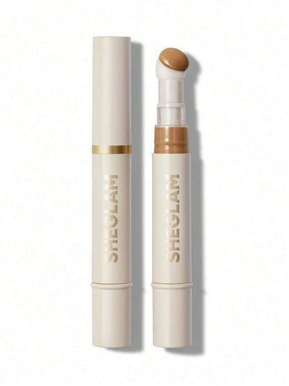 SHEGLAM Complexion Boost Concealer - Buttercream | Matte Liquid Concealer with Sponge Head Applicator