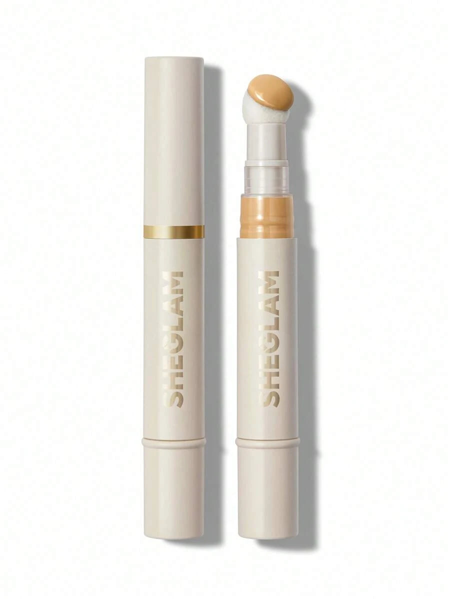 SHEGLAM Complexion Boost Concealer - Buttercream | Matte Liquid Concealer with Sponge Head Applicator