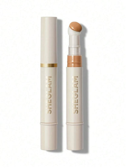 SHEGLAM Complexion Boost Concealer - Buttercream | Matte Liquid Concealer with Sponge Head Applicator