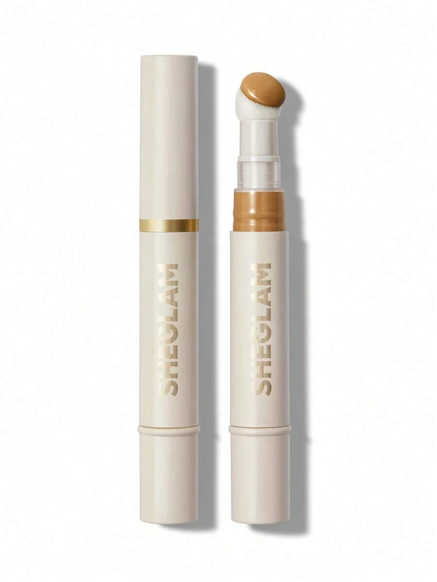 SHEGLAM Complexion Boost Concealer - Buttercream | Matte Liquid Concealer with Sponge Head Applicator