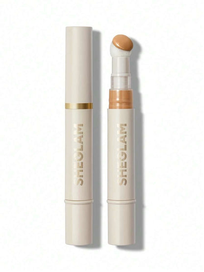 SHEGLAM Complexion Boost Concealer - Buttercream | Matte Liquid Concealer with Sponge Head Applicator