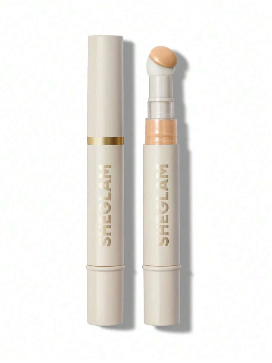 SHEGLAM Complexion Boost Concealer - Buttercream | Matte Liquid Concealer with Sponge Head Applicator