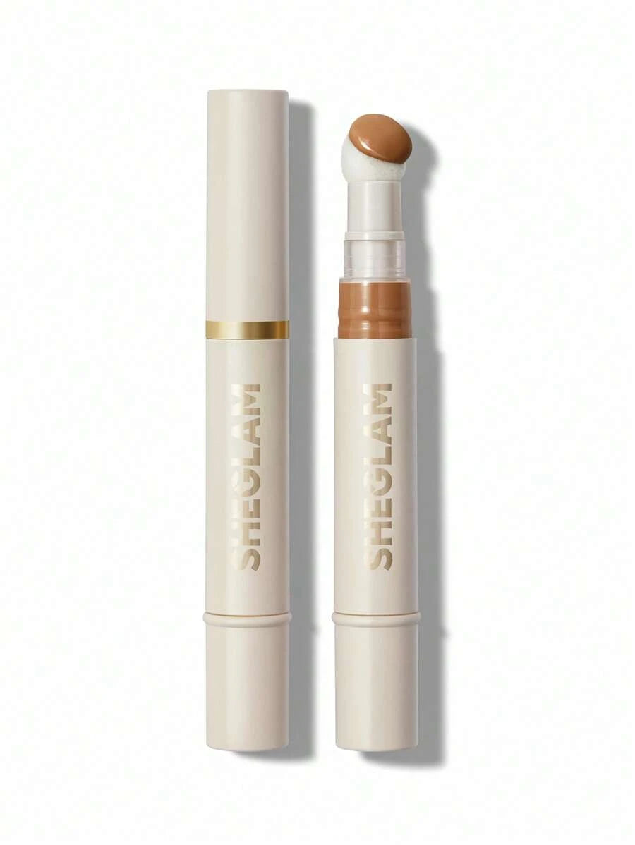SHEGLAM Complexion Boost Concealer - Buttercream | Matte Liquid Concealer with Sponge Head Applicator