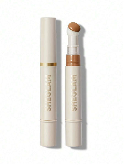SHEGLAM Complexion Boost Concealer - Buttercream | Matte Liquid Concealer with Sponge Head Applicator