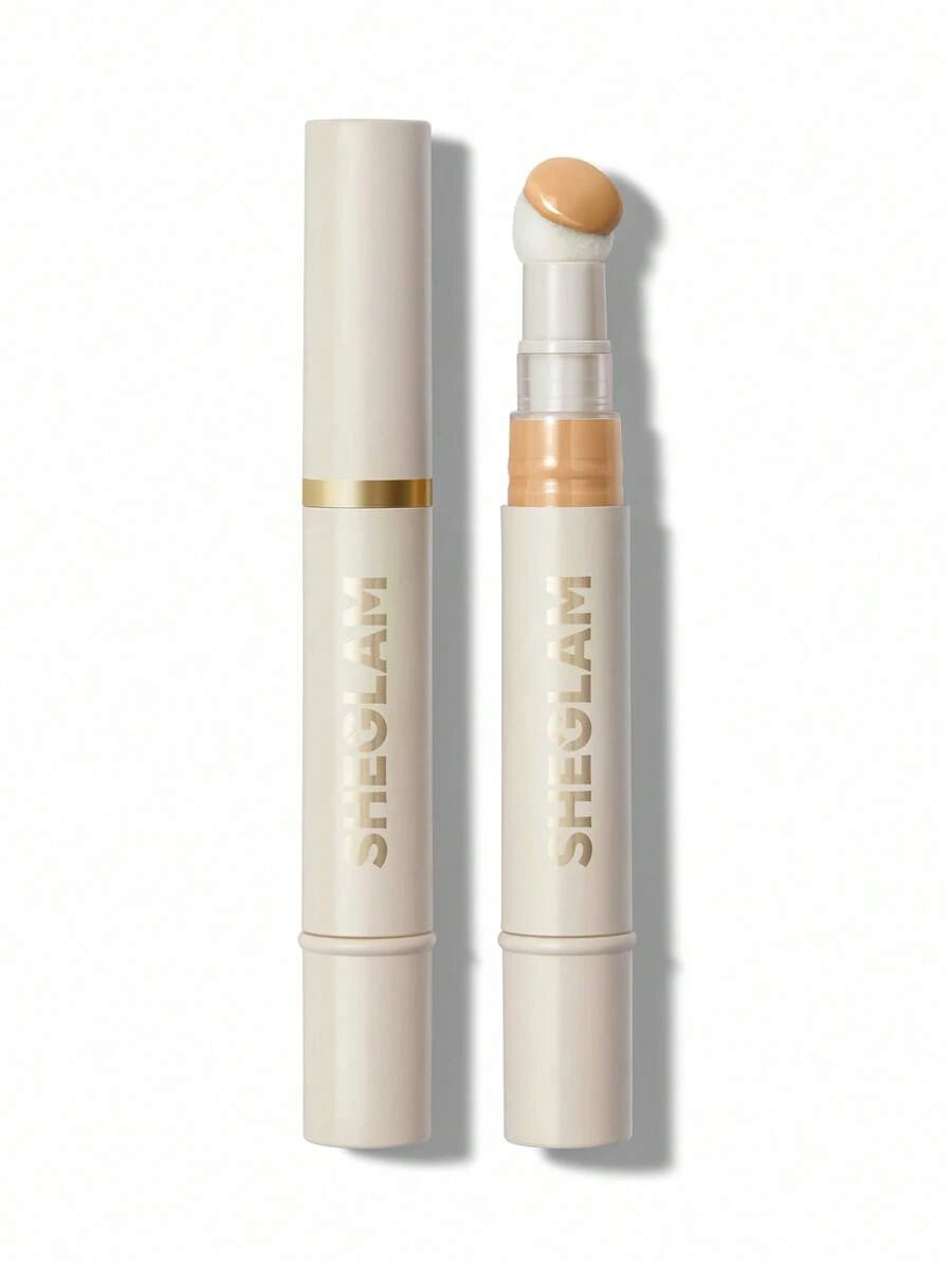 SHEGLAM Complexion Boost Concealer - Buttercream | Matte Liquid Concealer with Sponge Head Applicator