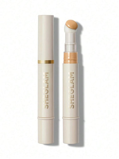 SHEGLAM Complexion Boost Concealer - Buttercream | Matte Liquid Concealer with Sponge Head Applicator
