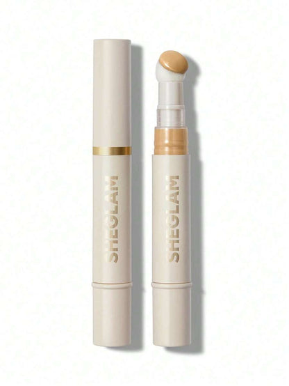 SHEGLAM Complexion Boost Concealer - Buttercream | Matte Liquid Concealer with Sponge Head Applicator
