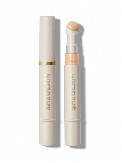 SHEGLAM Complexion Boost Concealer - Buttercream | Matte Liquid Concealer with Sponge Head Applicator