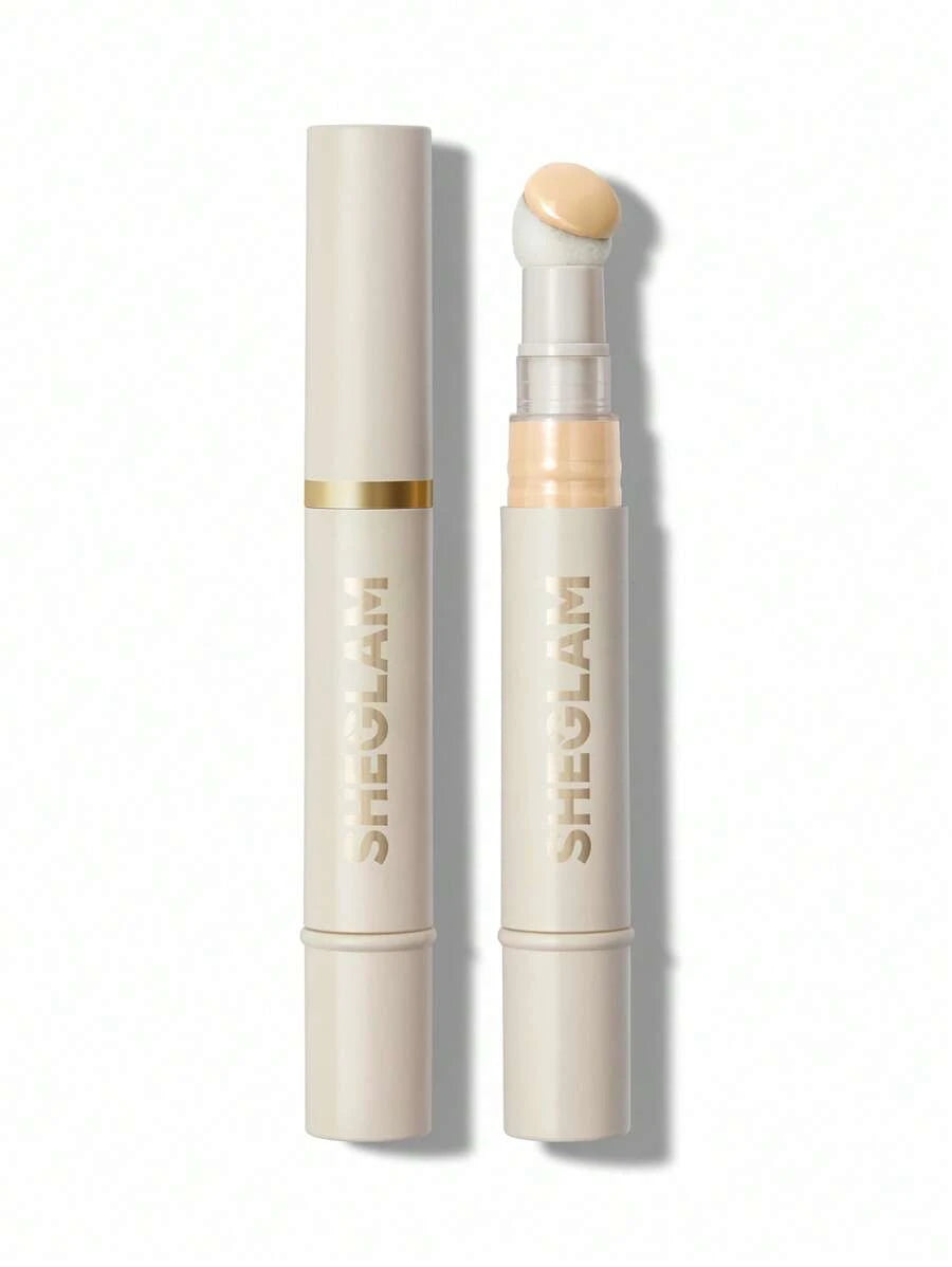 SHEGLAM Complexion Boost Concealer - Buttercream | Matte Liquid Concealer with Sponge Head Applicator