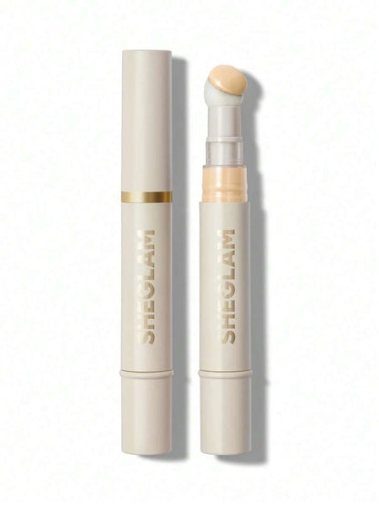 SHEGLAM Complexion Boost Concealer - Buttercream | Matte Liquid Concealer with Sponge Head Applicator