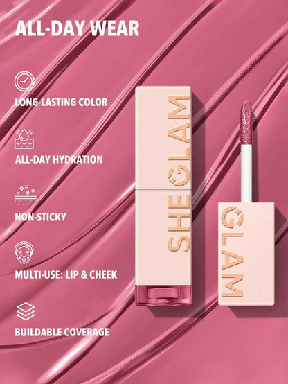 SHEGLAM Color Changing Lip Tint – Long-Lasting High Gloss Lip Stain