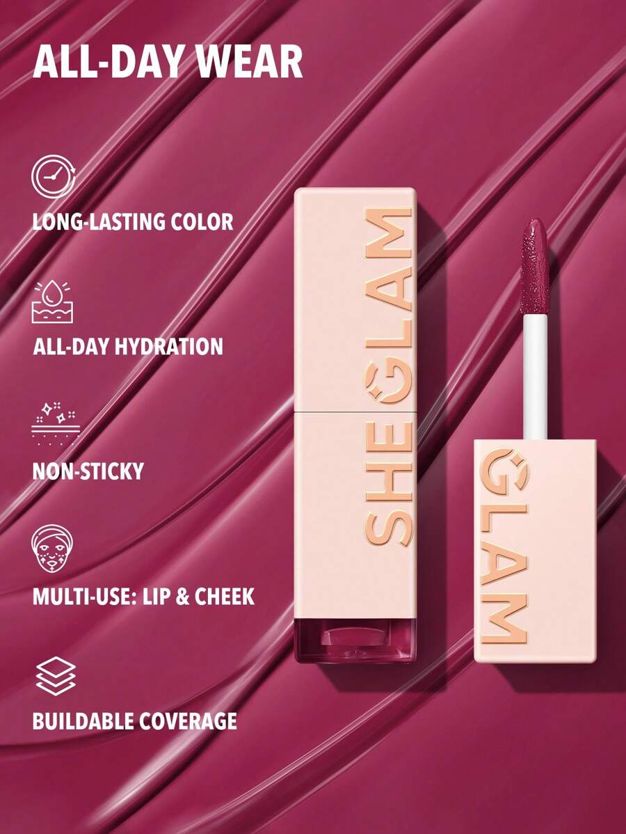 SHEGLAM Color Changing Lip Tint – Long-Lasting High Gloss Lip Stain