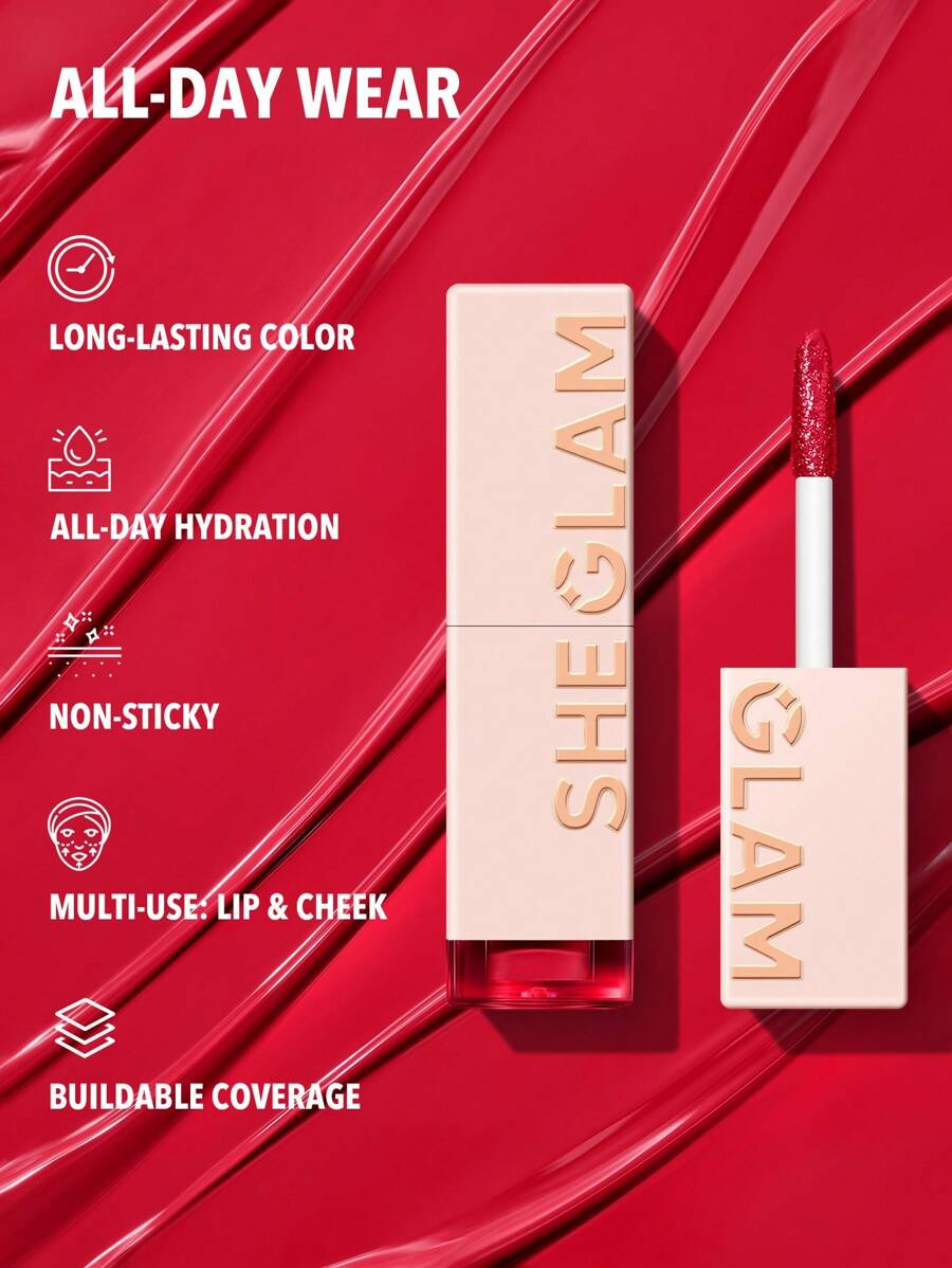 SHEGLAM Color Changing Lip Tint – Long-Lasting High Gloss Lip Stain