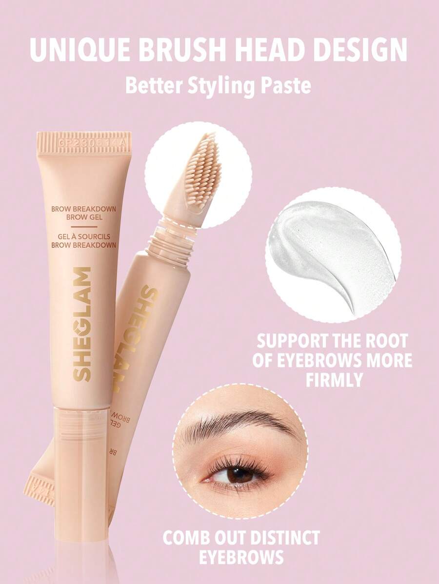 SHEGLAM Laminating Brow Gel – Long-Lasting Brow Pomade for Lifted Brows