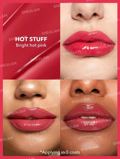 SHEGLAM Pout Perfect Shine Lip Plumper - Sepia Kiss | Hydrating Solid Lip Gloss