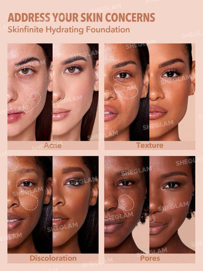 SHEGLAM Hydrating Dewy Foundation Sample | Golden Lightweight Liquid Foundation – LCBSkin