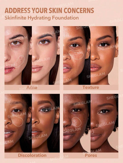 SHEGLAM Hydrating Dewy Foundation Sample | Golden Lightweight Liquid Foundation – LCBSkin