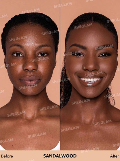 SHEGLAM Matte Foundation | Nude Full Coverage Oil Control Liquid Foundation Sample – LCBSkin