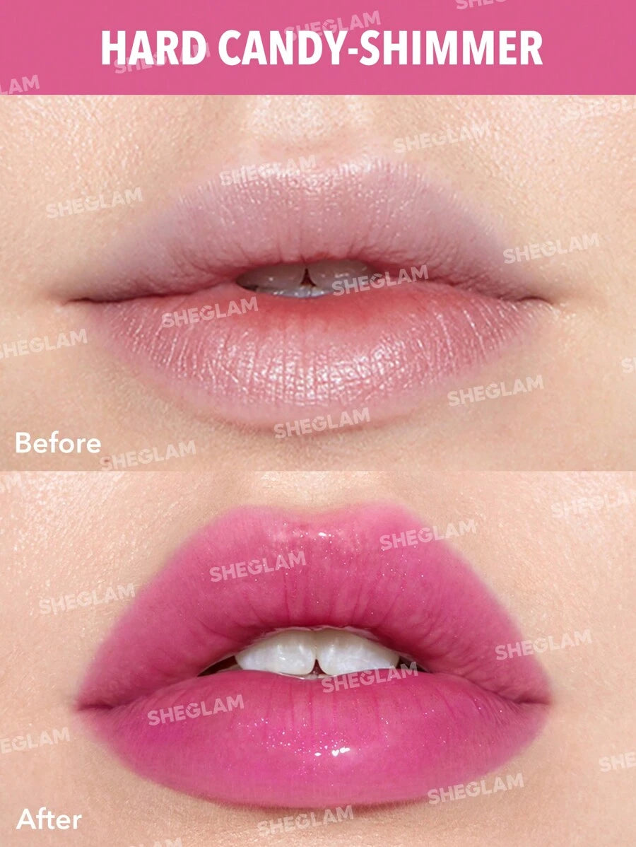 SHEGLAM Glow Addict Lip Balm - Peach Juice | High-Shine Moisturizing Lip Gloss