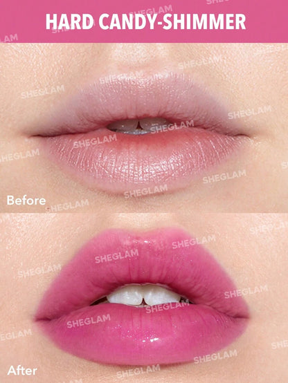 SHEGLAM Glow Addict Lip Balm - Peach Juice | High-Shine Moisturizing Lip Gloss