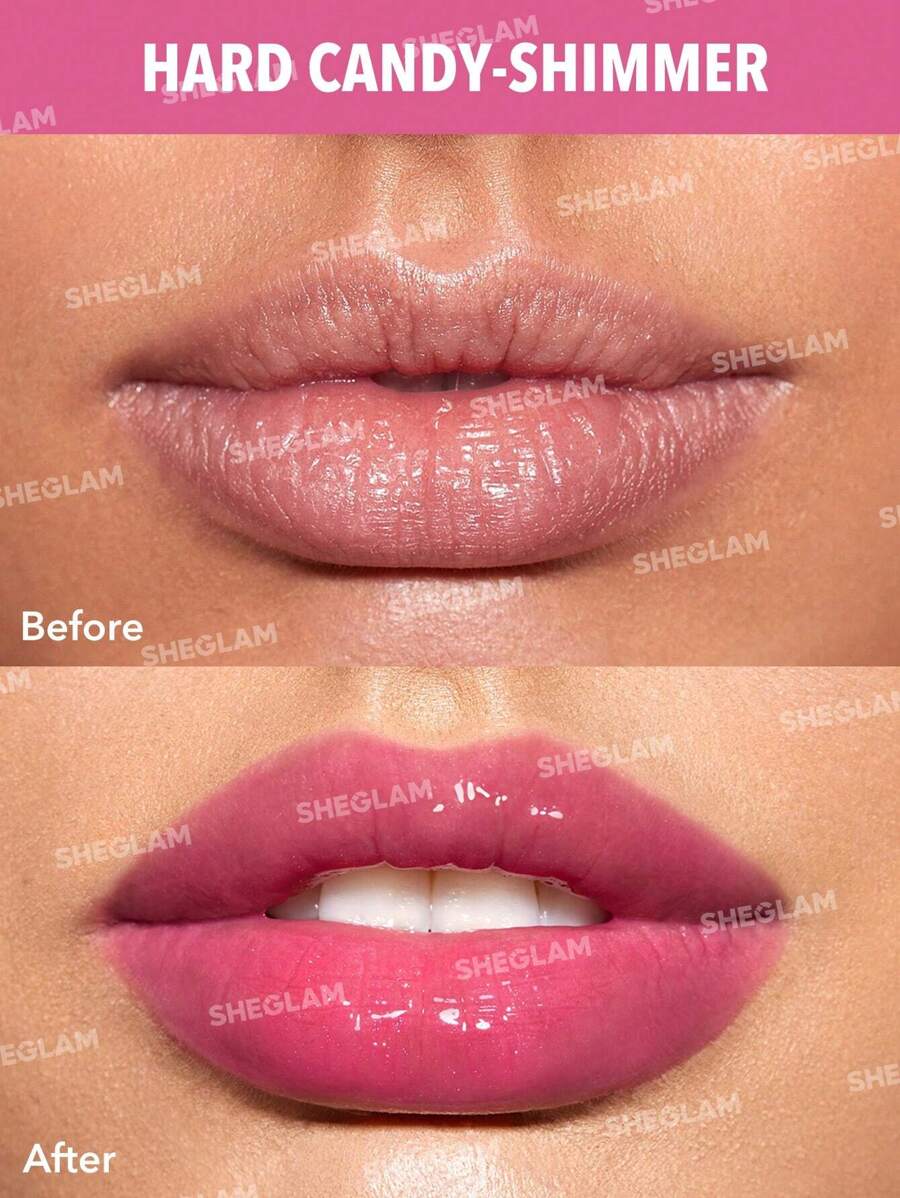 SHEGLAM Glow Addict Lip Balm - Peach Juice | High-Shine Moisturizing Lip Gloss