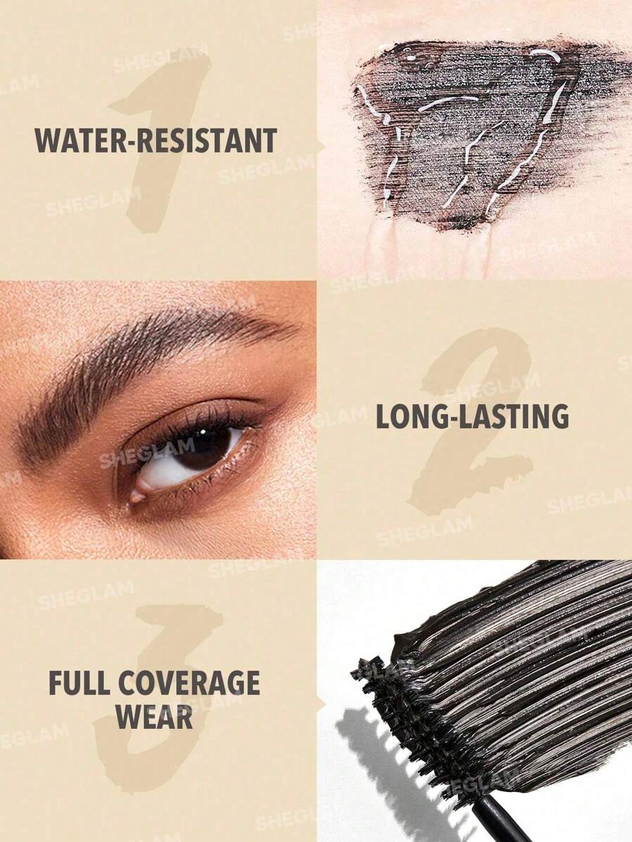 SHEGLAM Striking Brow Waterproof Brow Gel | Long-Lasting Eyebrow Cream, 5 Shades