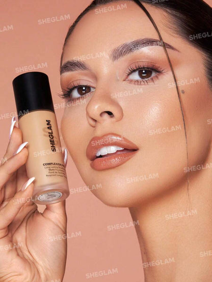 SHEGLAM Matte Foundation | Nude Full Coverage Oil Control Liquid Foundation Sample – LCBSkin