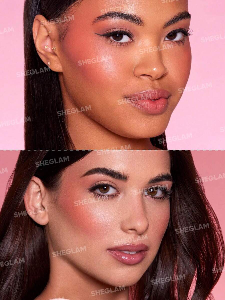 SHEGLAM Matte Liquid Blush – Long-Lasting Rose Pink Brown Gel Cream Blusher