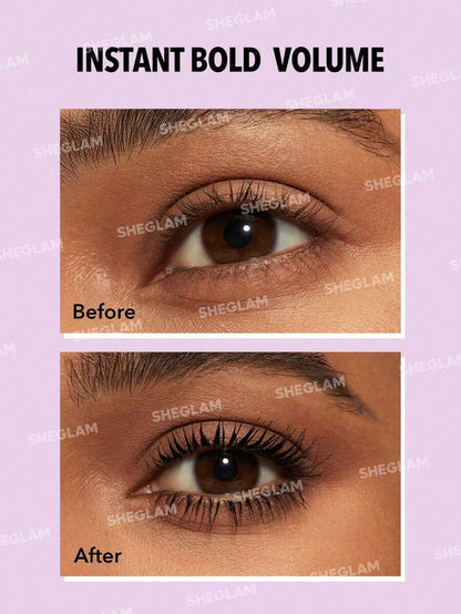 SHEGLAM Volumizing Mascara – No-Smudge Long-Wearing Lash Lift Makeup