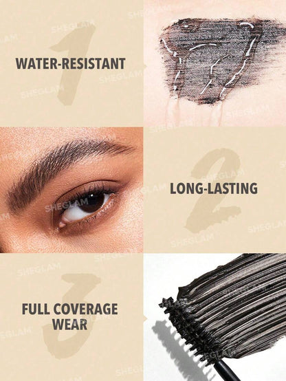 SHEGLAM Waterproof Brow Gel – Long-Lasting Eyebrow Cream with Small Brush
