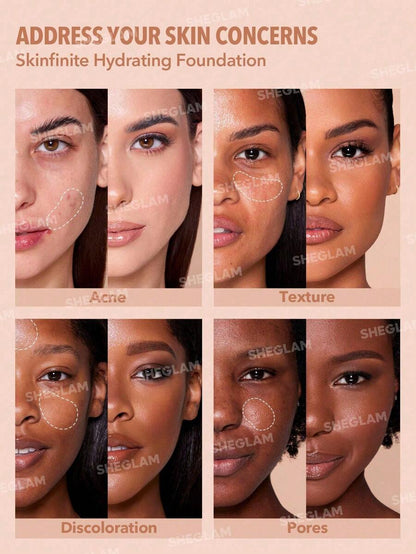 SHEGLAM Hydrating Dewy Foundation Sample | Golden Lightweight Liquid Foundation – LCBSkin