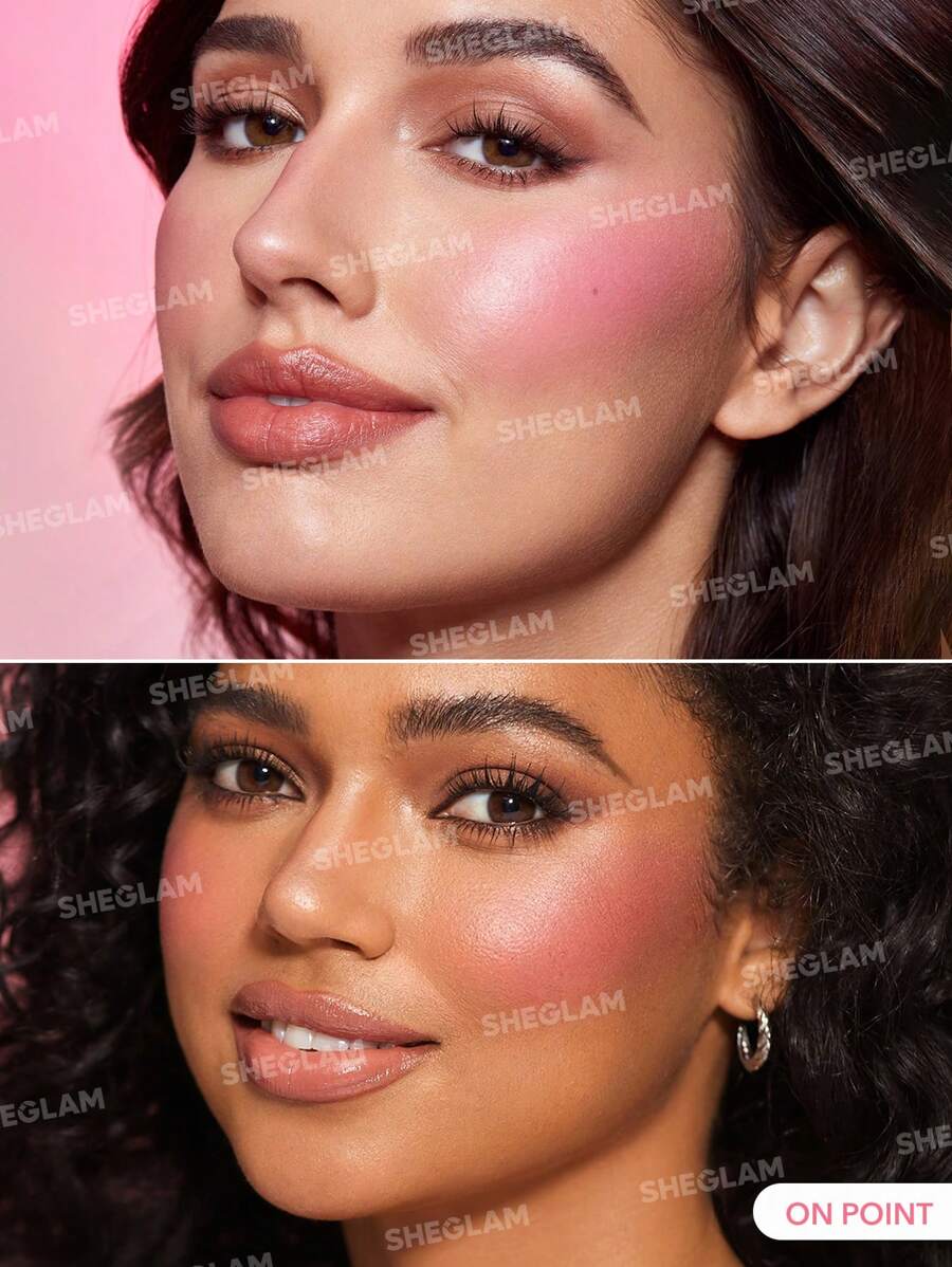 SHEGLAM Matte Liquid Blush – Long-Lasting Rose Pink Brown Gel Cream Blusher